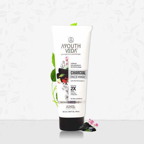 Ayouthveda Charcoal Face Wash 