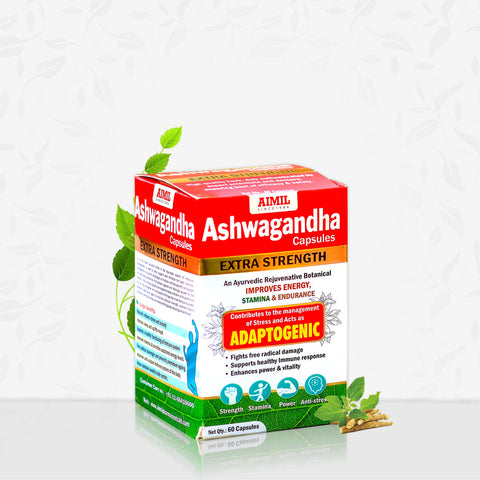 Aimil Ashwagandha Capsules (60 capsules)