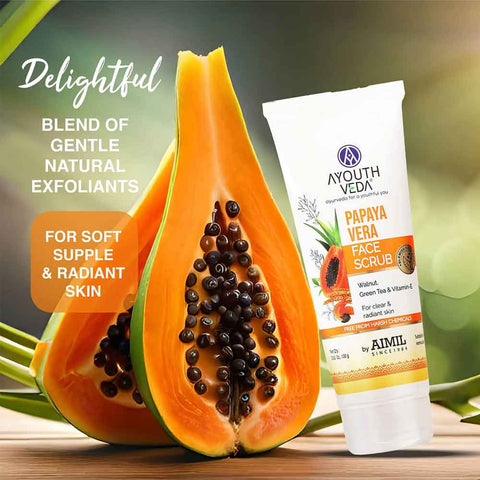 Ayouthveda Papaya vera Scrub 100gm