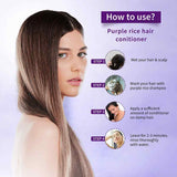 Ayouthveda Purple Rice Hair Care Combo (Purple Rice Shampoo 200g + Purple Rice Conditioner200g)