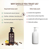 Ayouthveda Royal Bath Body Wash with Coffee & Aloe vera 300ml
