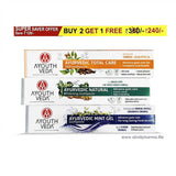 Ayouthveda Toothpaste Combo Set of 3