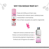 Ayouthveda Gulab Jal :Steam Distilled Real Rose Water (100ml)