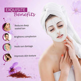 Ayouthveda D-Tan Face Pack Powder For Tan Removal 80gm (10gX8 Sachets)