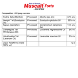 Muscalt Forte Oil Spray 60ml