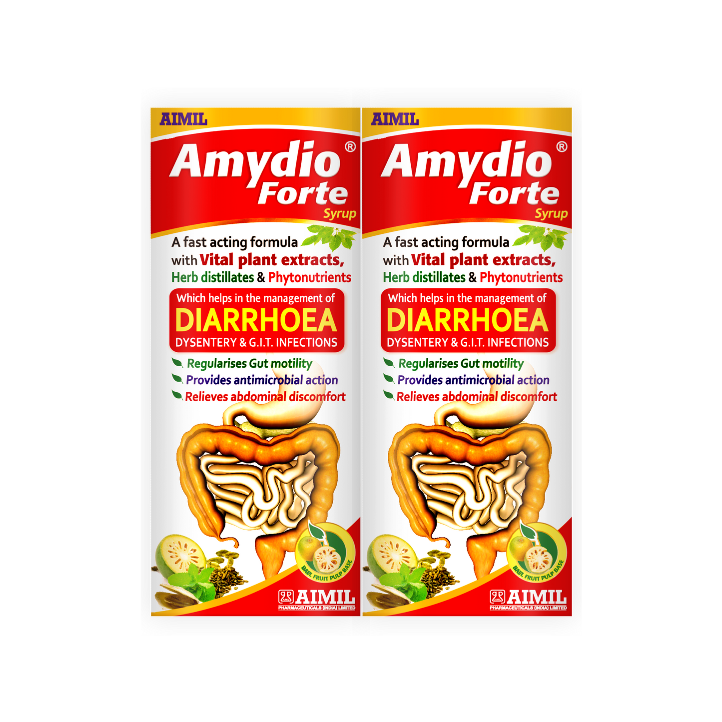 Amydio Forte Syrup (Pack of 3)