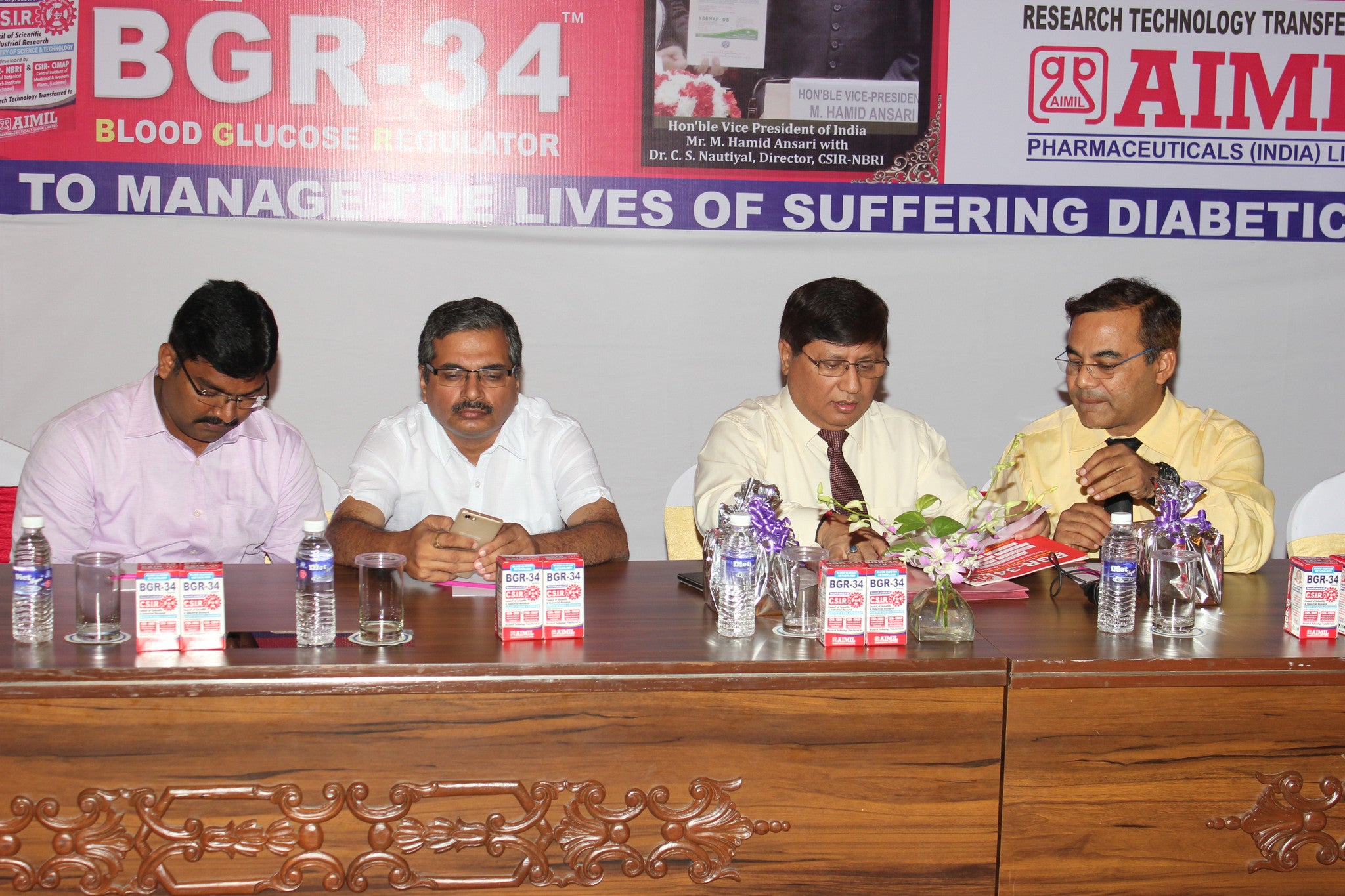 CSIR launches ayurvedic anti-diabetic drug BGR-34 in Siliguri