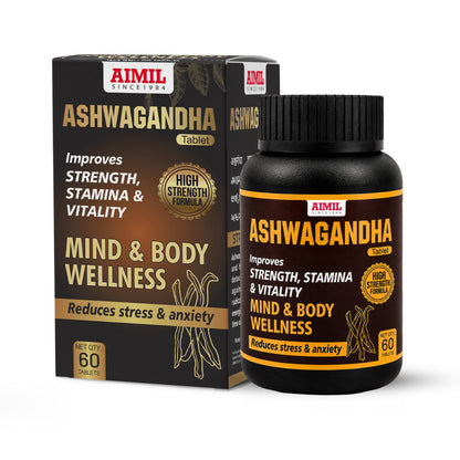 Ashwagandha Tablet (60 Tablets) Improve Strength & Stamina