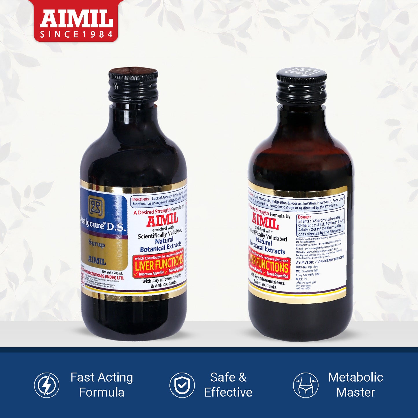 Amlycure D.S. Syrup 200 ml