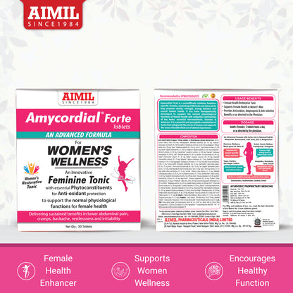 AIMIL Amycordial Forte Tablets (30 Tablets)