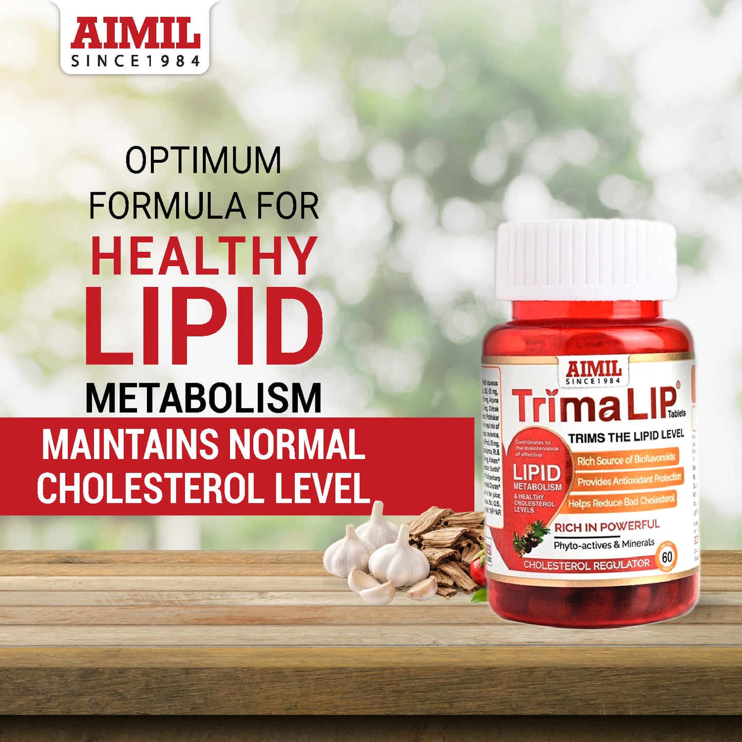 Trima Lip Tablets : Trims The Lipid Level In Nature's way
