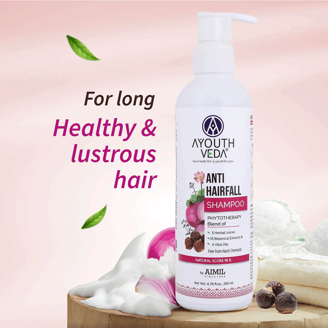 Ayouthveda Anti-Hair Fall Shampoo with Onion and Coffee  200ml