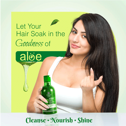 Ayouthveda Aloe Vera Shampoo for Hair Fall Control, Dandruff & Itchy Scalp 250ml