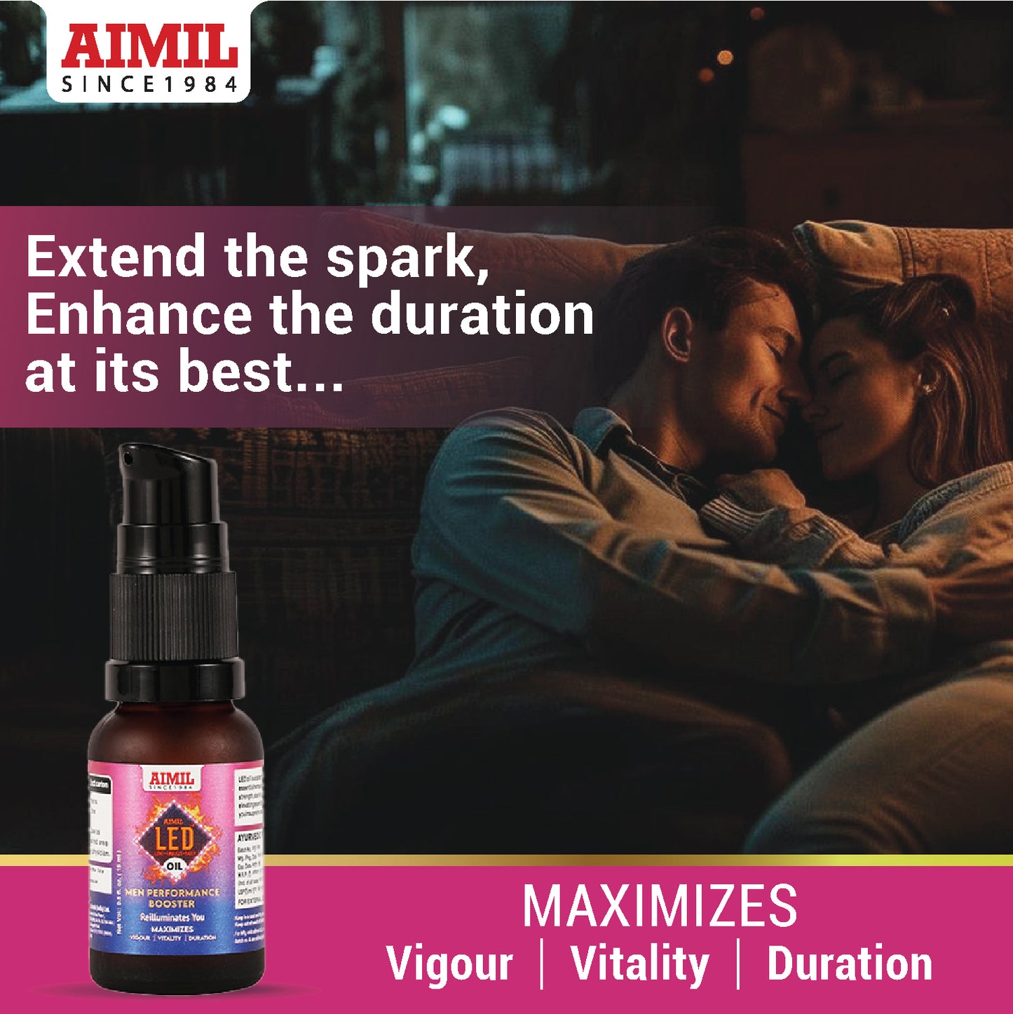 Aimil LED Oil – Men Performance Booster