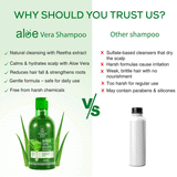 Ayouthveda Aloe Vera Shampoo for Hair Fall Control, Dandruff & Itchy Scalp 250ml