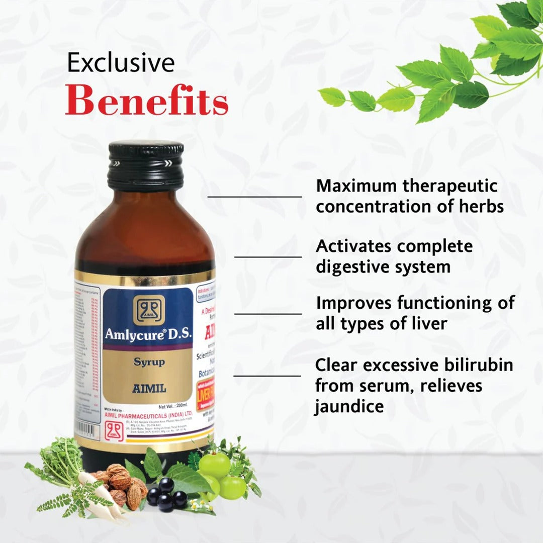 Amlycure D.S. Syrup 200ml (Pack of 3)