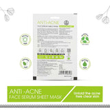 Ayouthveda Anti Acne Face Serum Sheet Mask (20g)