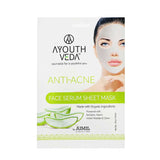 Ayouthveda Anti Acne Face Serum Sheet Mask (20g)