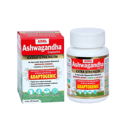 Aimil Ashwagandha Capsules (60 capsules)