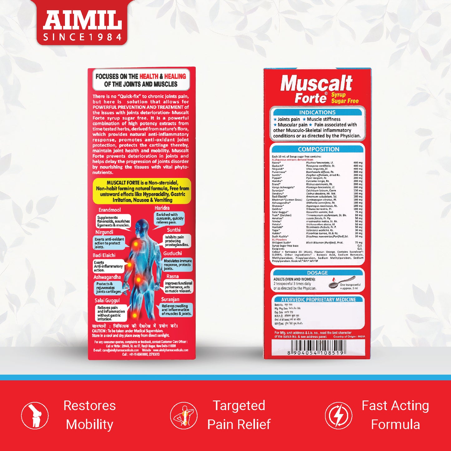 Muscalt Forte Syrup Sugar Free 200ml