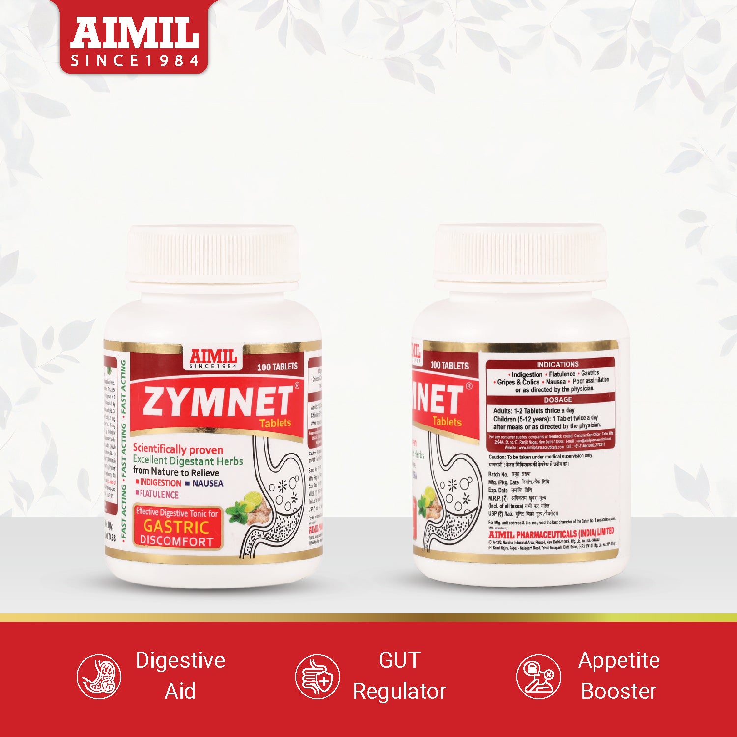 Buy Aimil Zymnet Tablets Ayurvedic daily digestive care for