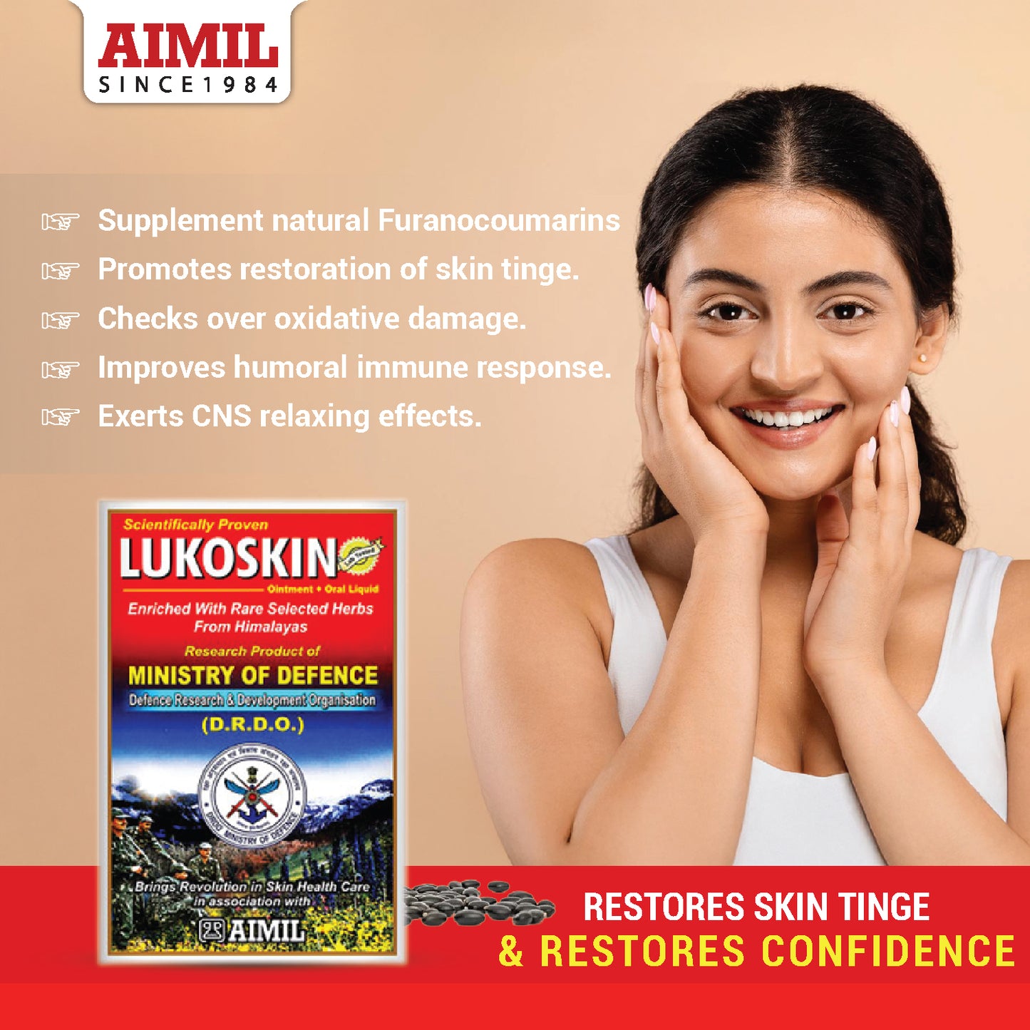 Lukoskin Combo - Ointment 40 gms + Oral Liquid 100 ml  (140 g)