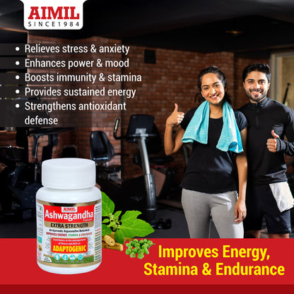 Aimil Ashwagandha Capsules (60 capsules)