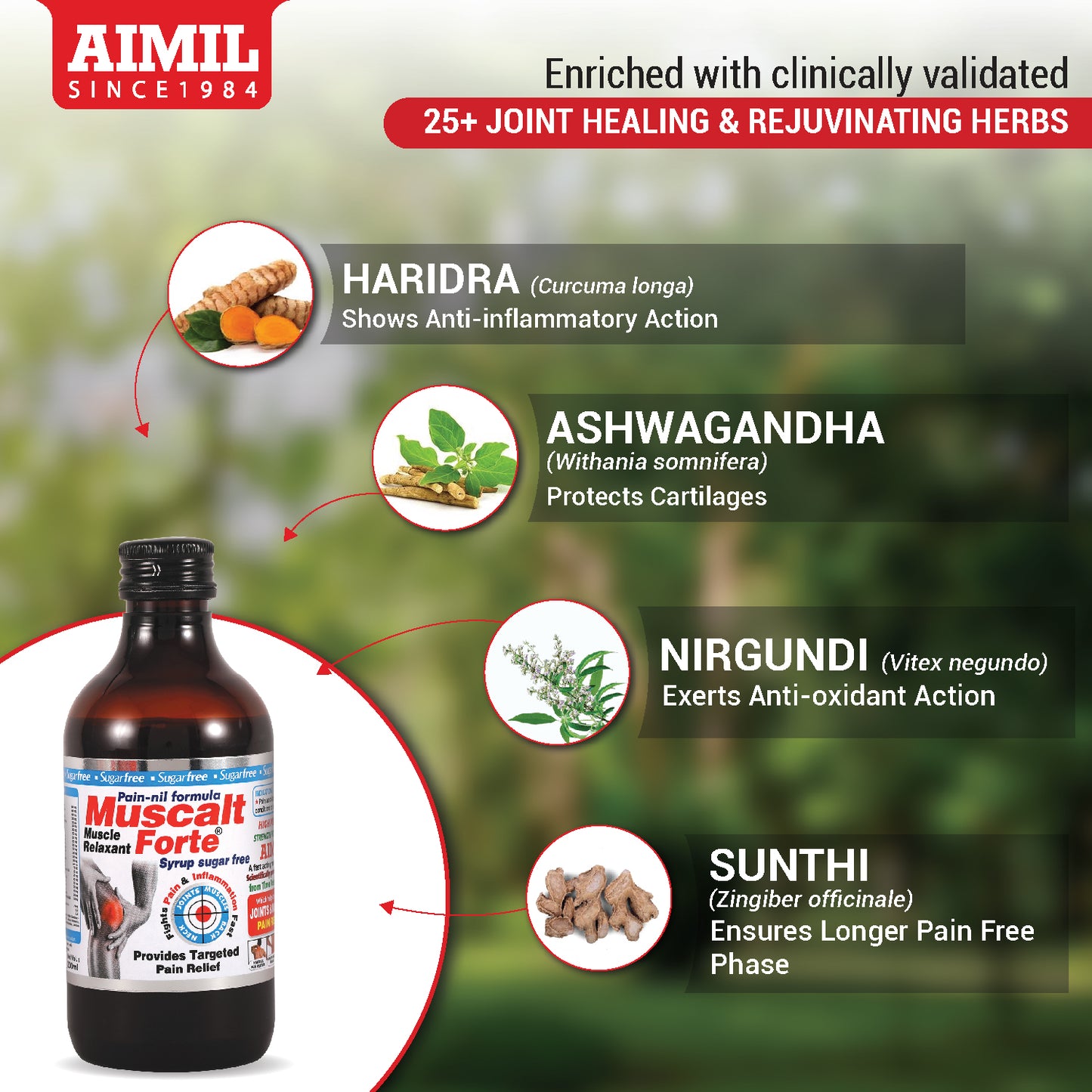 Muscalt Forte Syrup Sugar Free 200ml