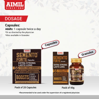 Semento Forte Capsules ( 20 Capsules)