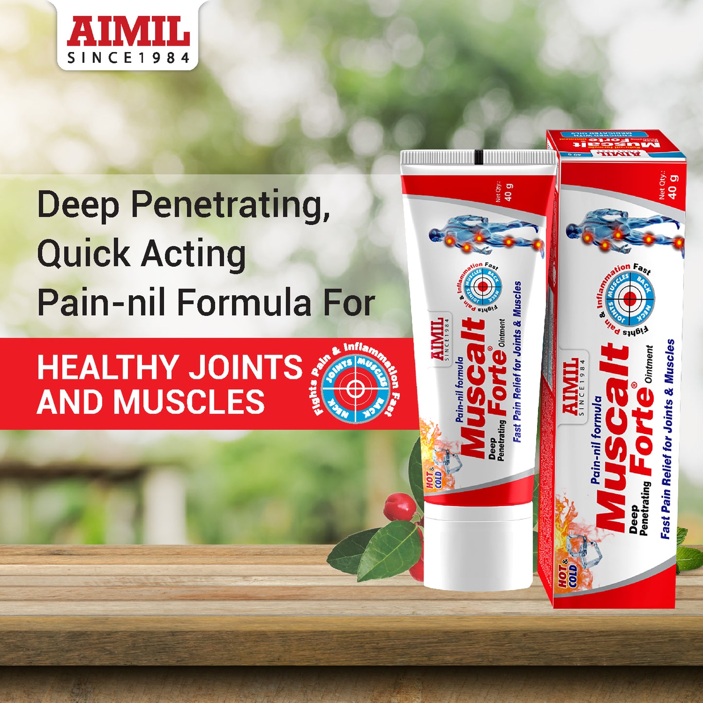 Muscalt Forte Ointment 40gm