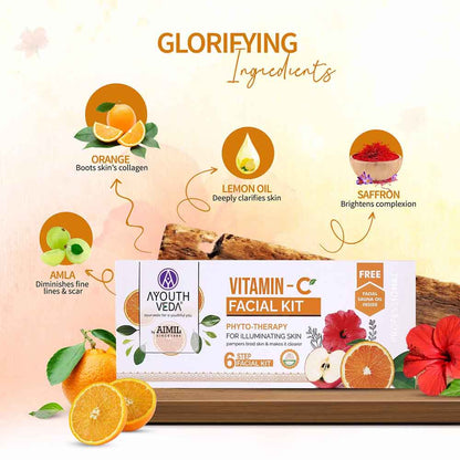 Ayouthveda Vitamin- C Facial Kit For Skin Brightening  (230gm)
