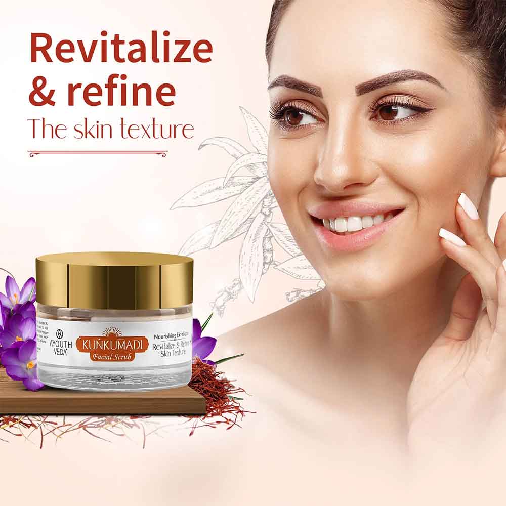 Ayouthveda Kunkumadi Facial Scrub 50gm