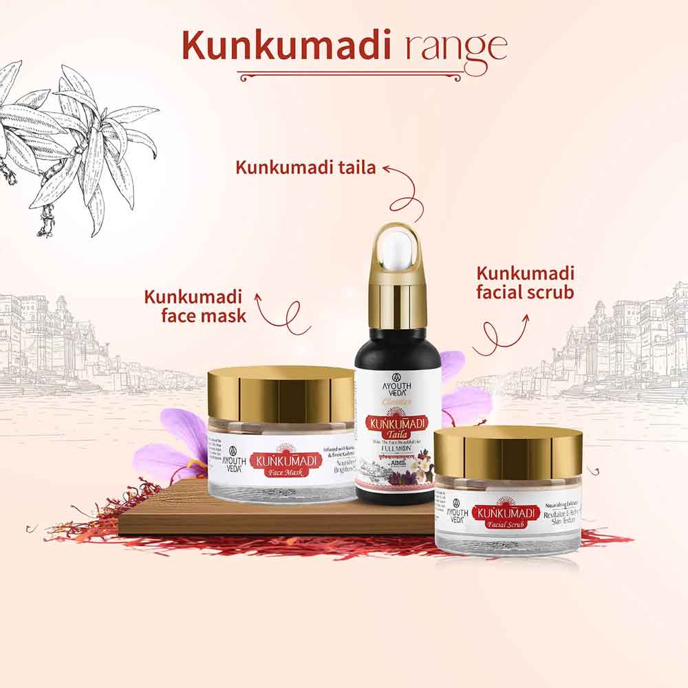 Ayouthveda Kunkumadi Facial Scrub 50gm