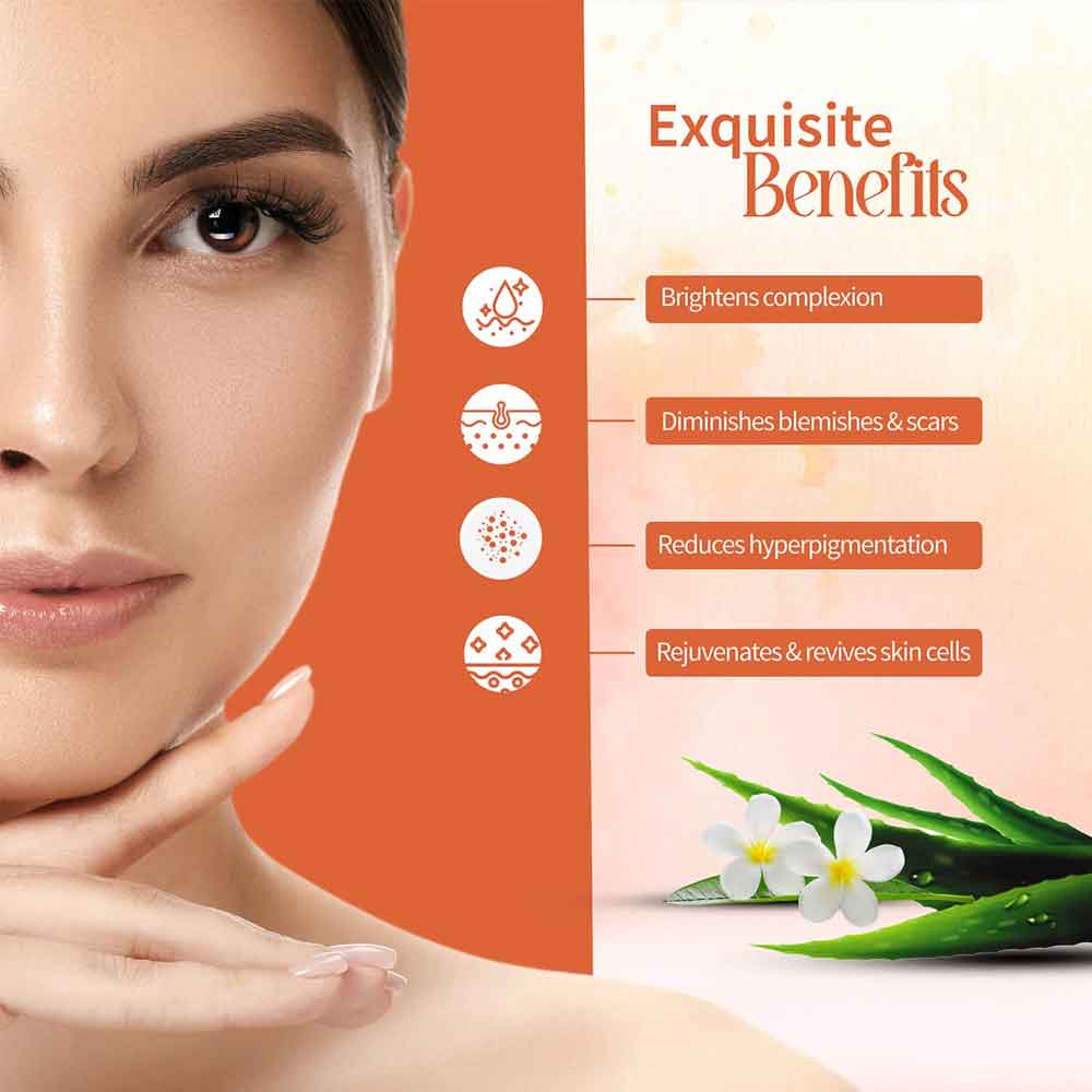 Ayouthveda Papaya Vera Facial Kit for glowing skin 230g