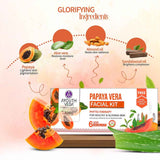 Ayouthveda Papaya Vera Facial Kit for glowing skin 230g