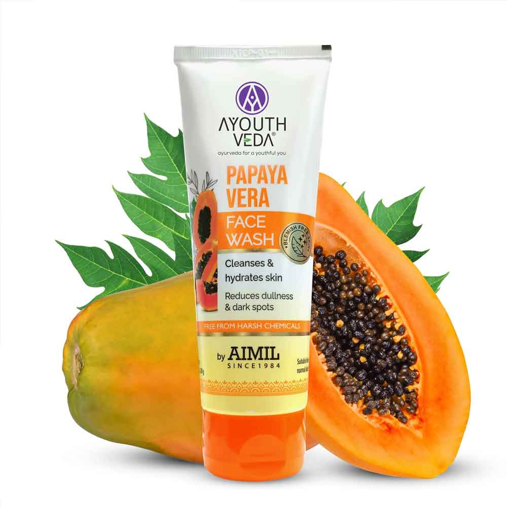 Ayouthveda Papaya Vera Face Wash 100 gm