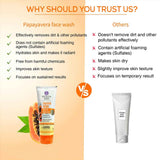 Ayouthveda Papaya Vera Face Wash 100 gm
