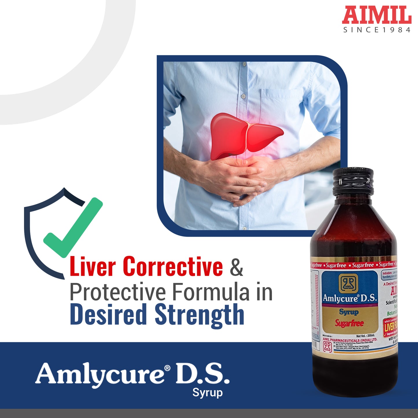 Amlycure D.S. Syrup ( Sugar Free )200 ml