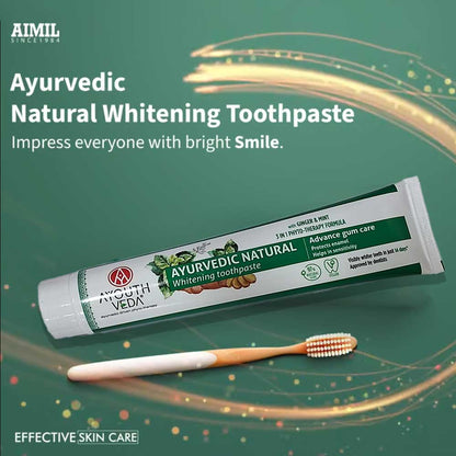 Ayouthveda Natural Whitening Toothpaste (100 gm)