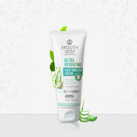 Ayouthveda Ultra Hydrating Face Emulsion Cream ( 60 gm )