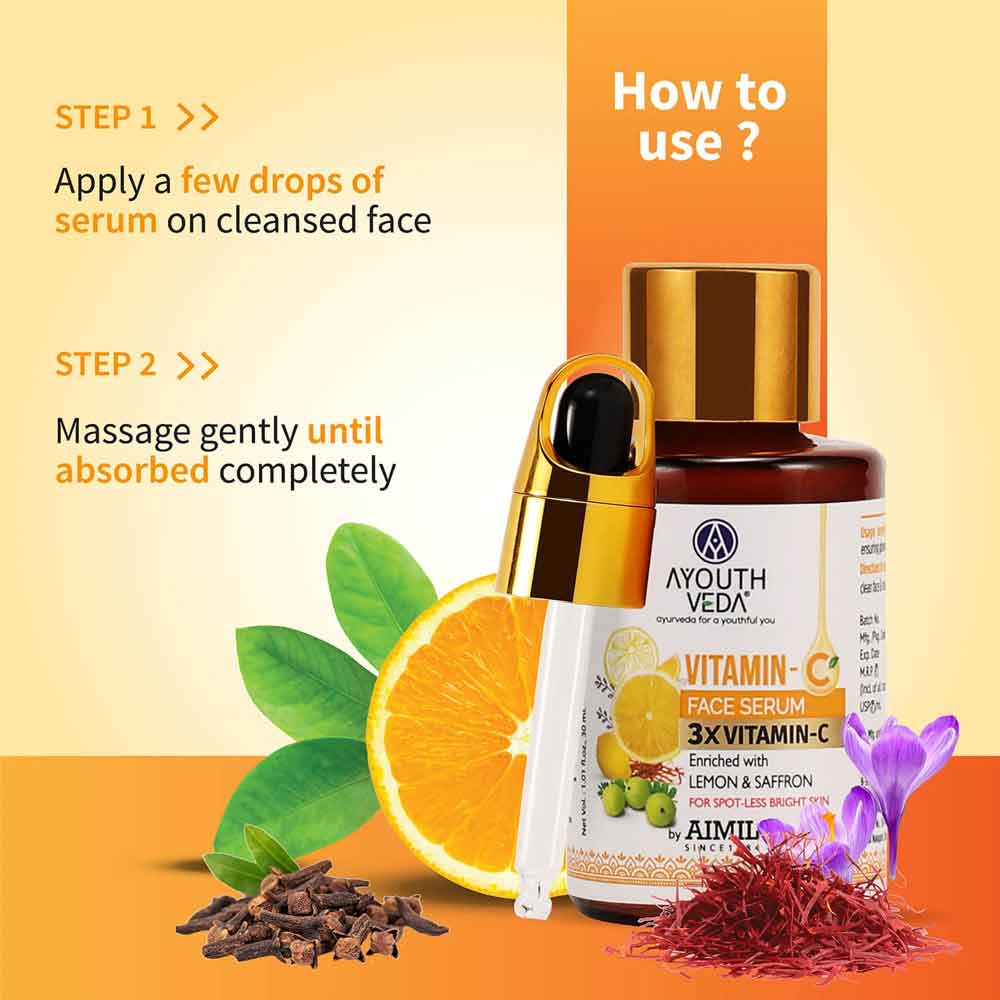 Buy Ayouthveda Ayouthveda Vitamin C Face Serumo get brighter