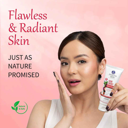 Ayouthveda Acne Enemy Face Wash Gel For Acne & Pimples (Net Qty-100 ml)