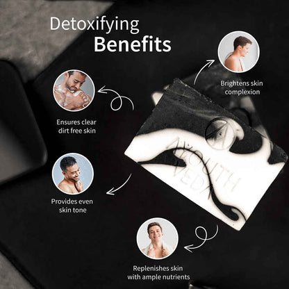 Ayouthveda Charcoal Detox Handmade Castile Soap 110gm