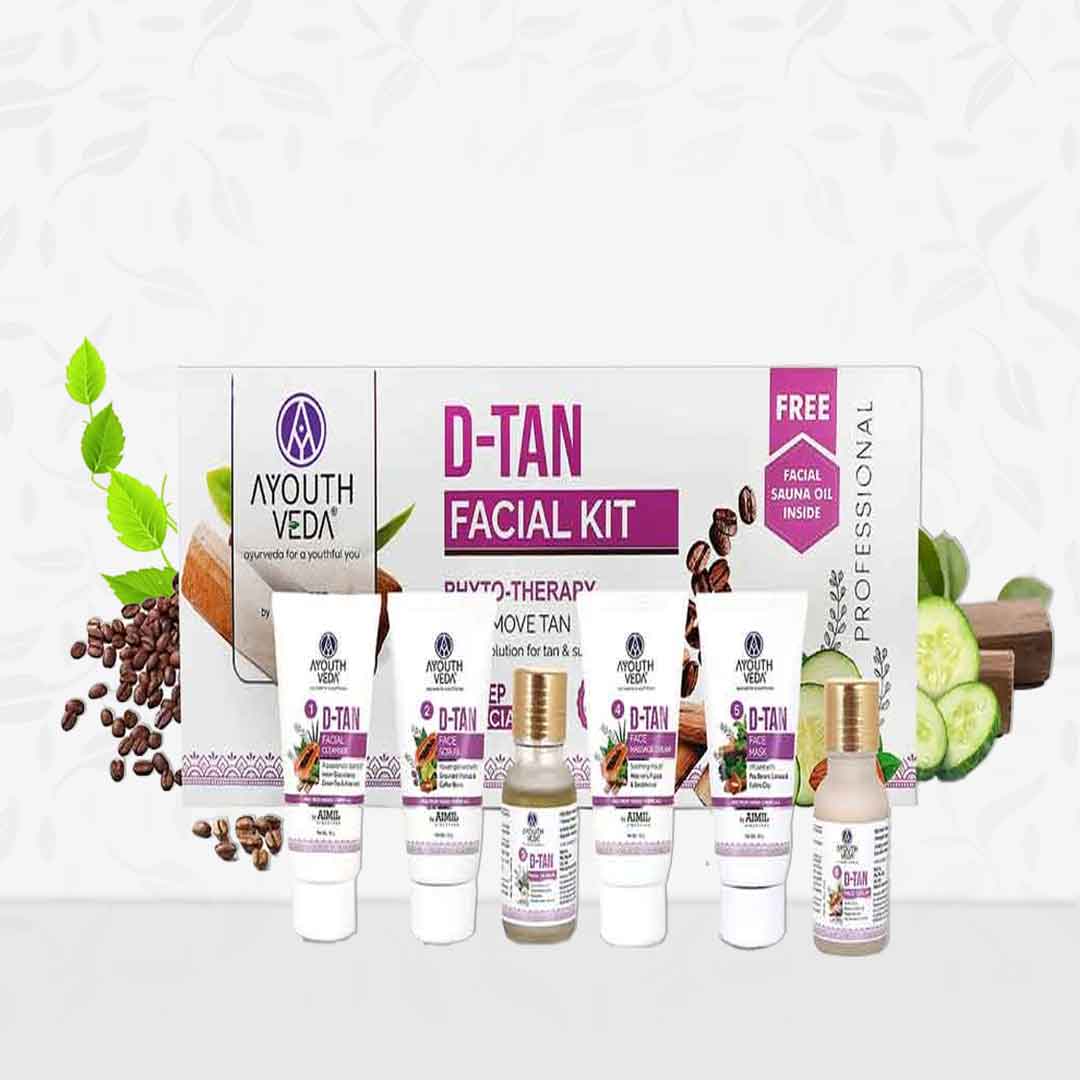 Ayouthveda D- Tan Facial Kit for Tan Removal & Brightness 230g