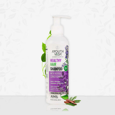 Ayouthveda Healthy Hair Shampoo With Bhringraj and Shikakai (200ml )