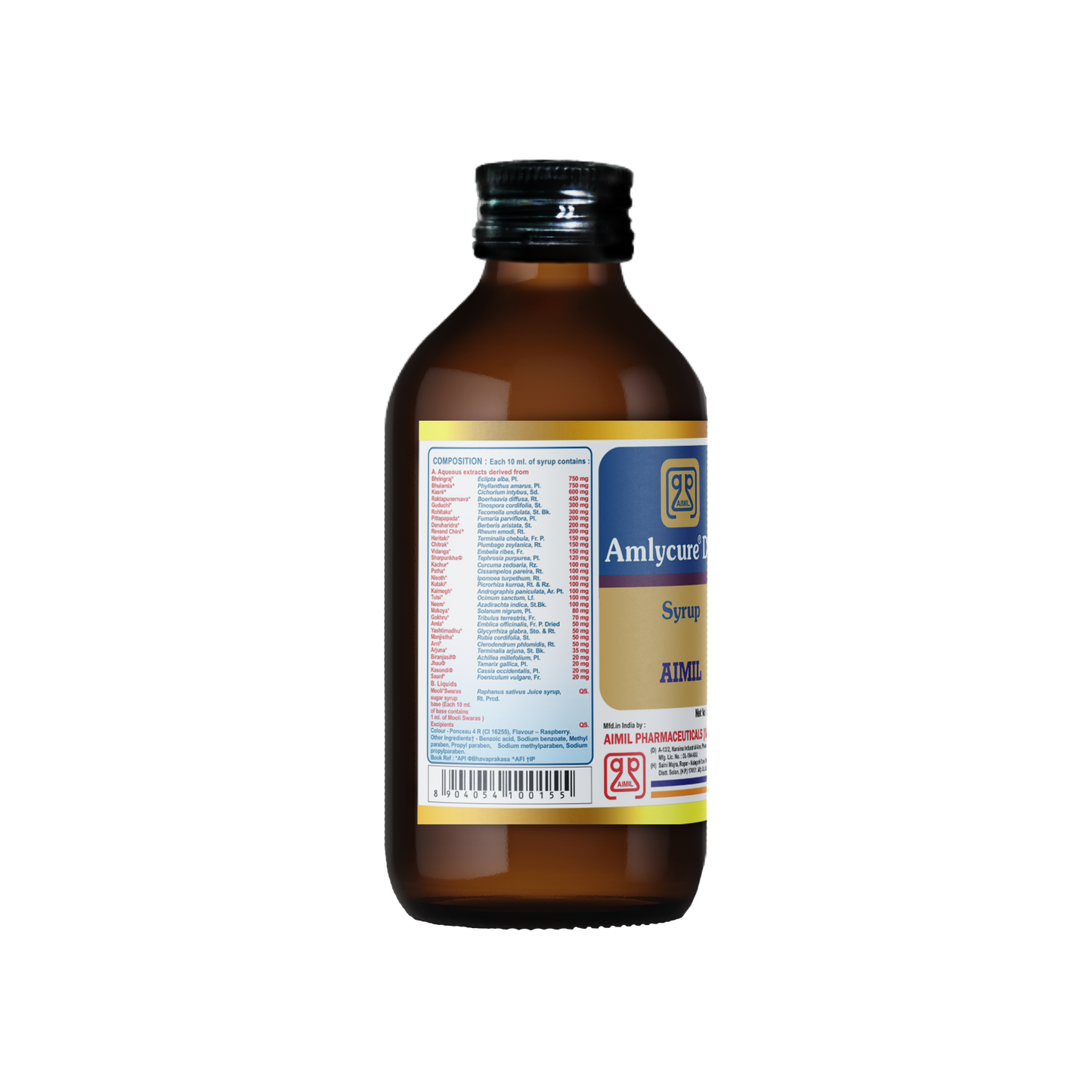 Amlycure D.S. Syrup 100ml (Pack of 3)