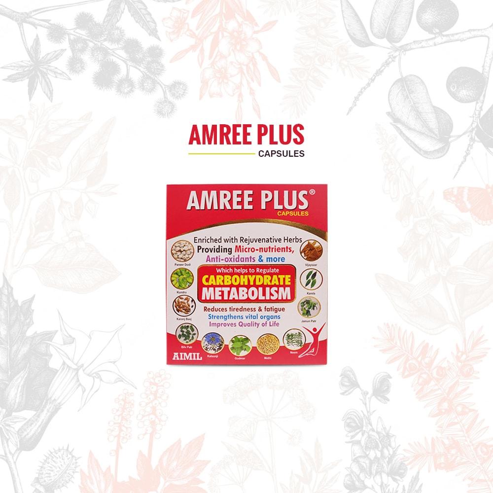 Amree Plus Capsules 60 (Pack of 3)