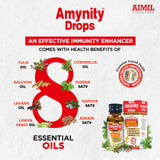 Exclusive Benefits of Amynity Drops  Advance immune support Eases breathing & clear respiratory airways Fights cold & sinus Improves digestion & metabolism Calms gastric discomfort Relieves nausea & vomiting Boosts anti-oxidant effect