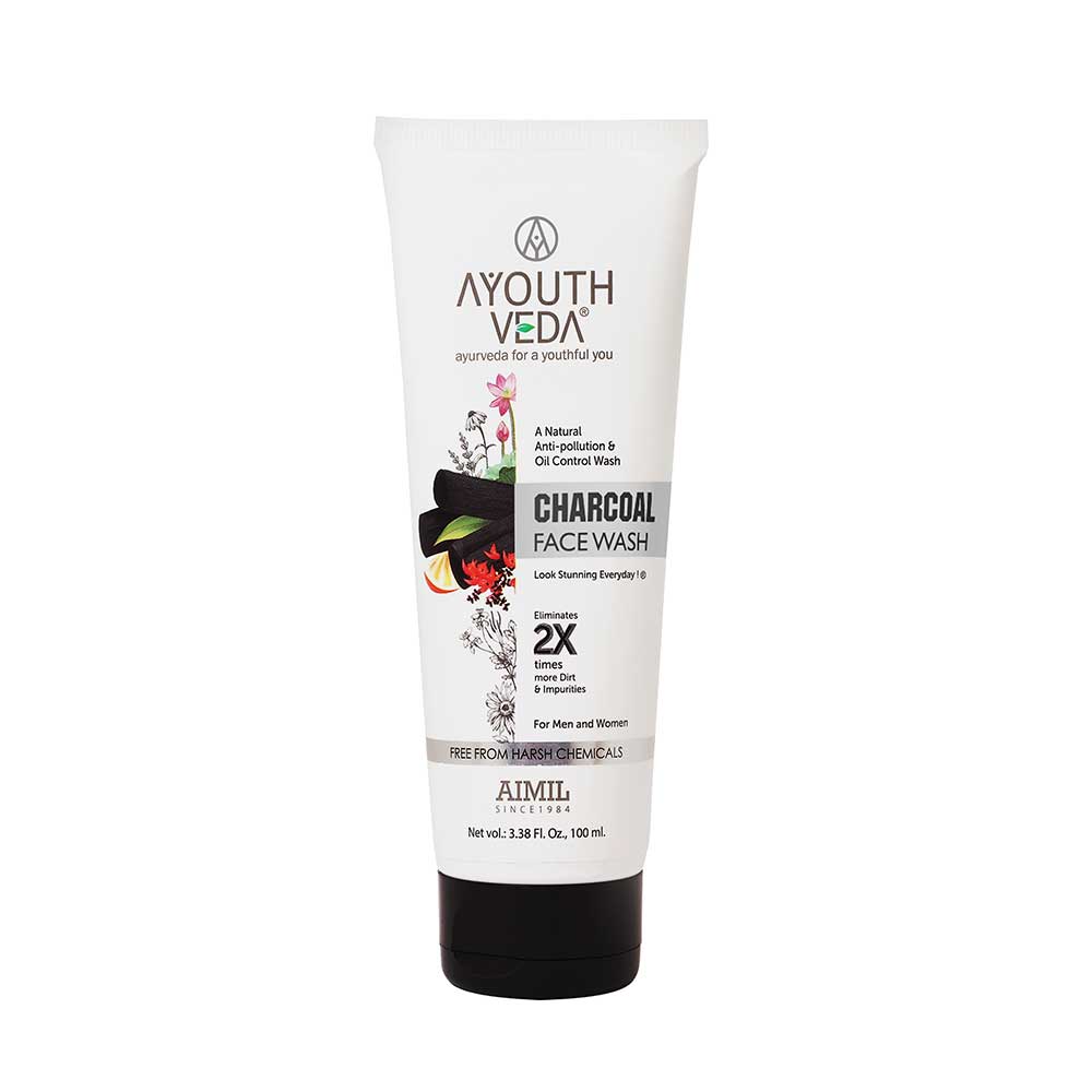 Ayouthveda Charcoal Face Wash (100ml)