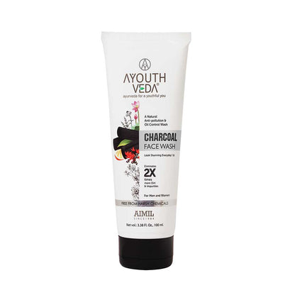 Ayouthveda Charcoal Face Wash (100ml)
